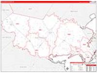 San Patricio, Tx Carrier Route Wall Map